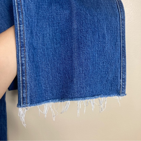 Rag & Bone Ruth Super-High Rise Straight Jeans in Clean Lagoon - Picture 11 of 16